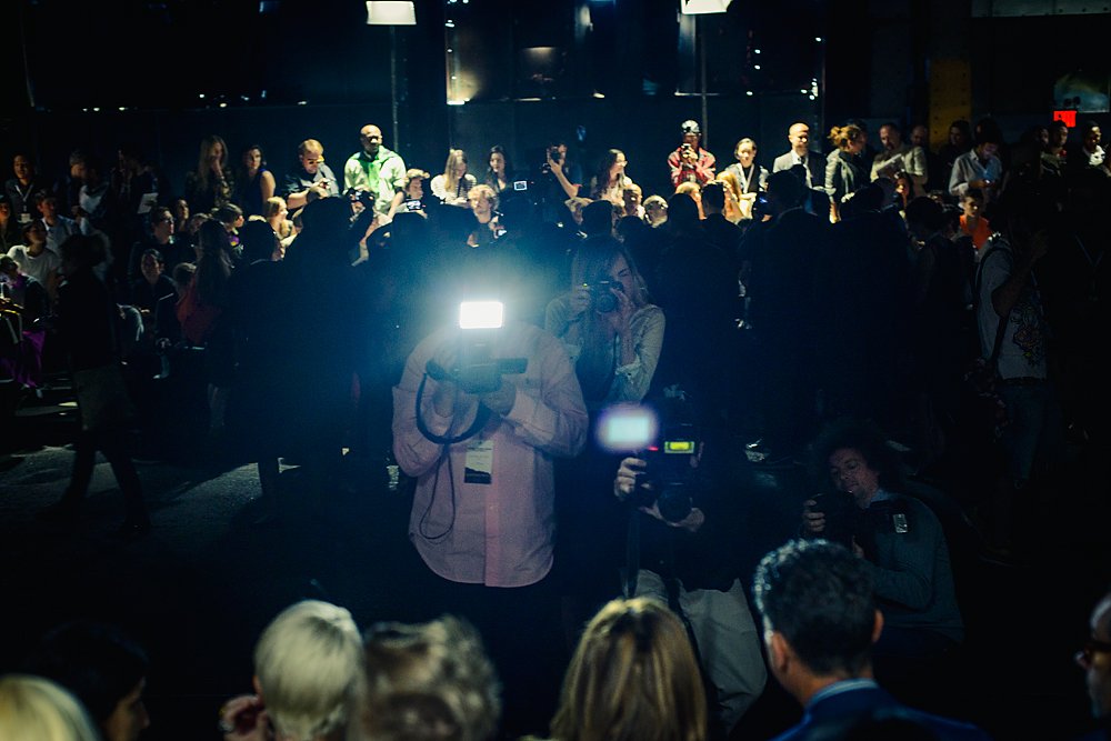 Febraury 2012, New York Fashion Week. Photographers' Crowd. Photo by Giulia Bianchi