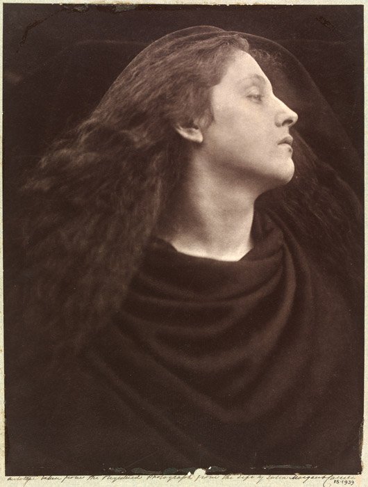 'Call, I follow, I follow, let me die!' Julia Margaret Cameron London 1867 On the photo Cameron's parlour maid, Mary Hillier