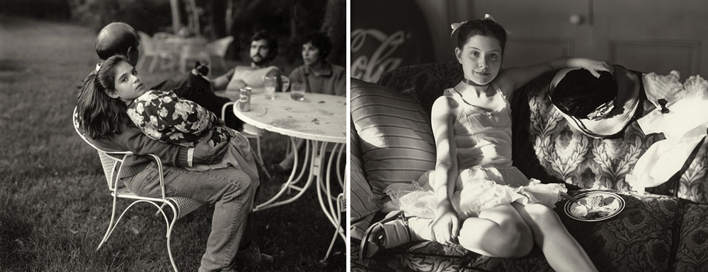 Photos by Sally Mann, "At Twelve". Sally Mann has made a career as fine art documentary photography taking photos of children. What makes her photographs so special? The wonderful black and white, the details provided by the large format camera, the psychological complexity of her portraits, a special gaze at her own life in countryside Virginia. These photos bring us in a different world of innocence and memory.