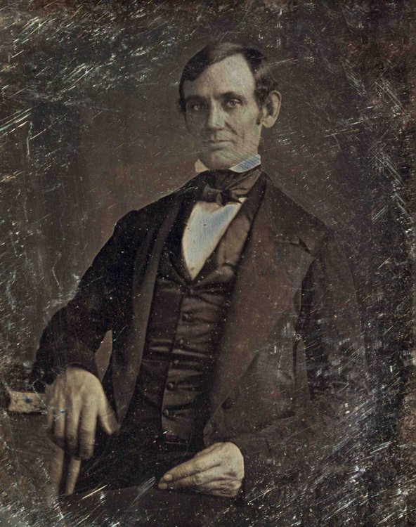 Abraham Lincoln by Nicholas Shepherd, 1846