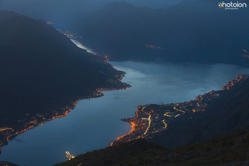 photography-holiday-montengro-kotor-bay-city-lights