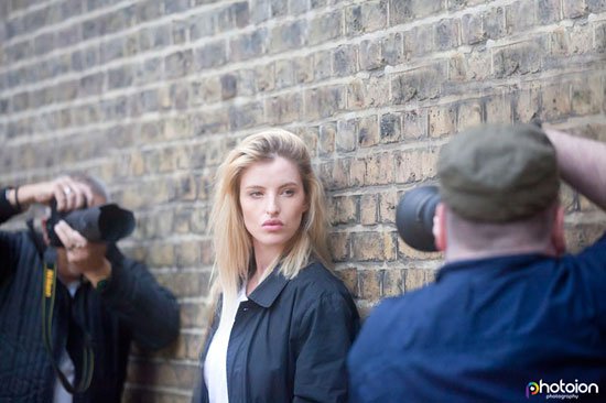 Portrait Photography Courses in Cental London - backstage