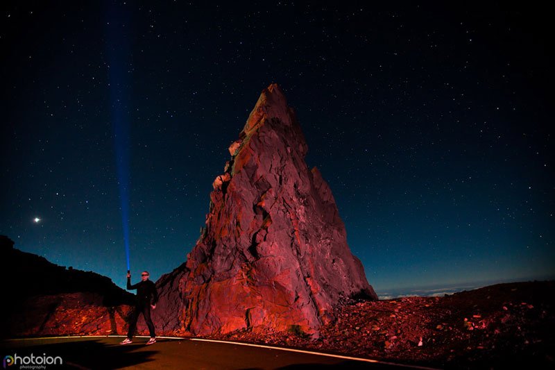 Selfie taken by our tutor Ion Paciu in La Palma, Canary Islands