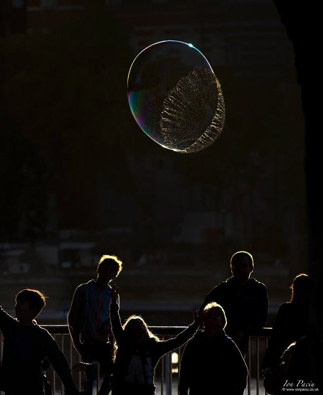 High Speed Photography - Soap Bubble Bursting