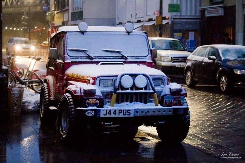 Snowy London - Lower Marsh - Waterloo 