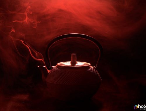 Smoke Tea Pot red
