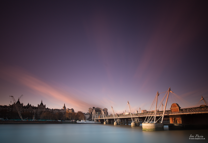 River Thames photo with slow shutter speed by Ion Paciu