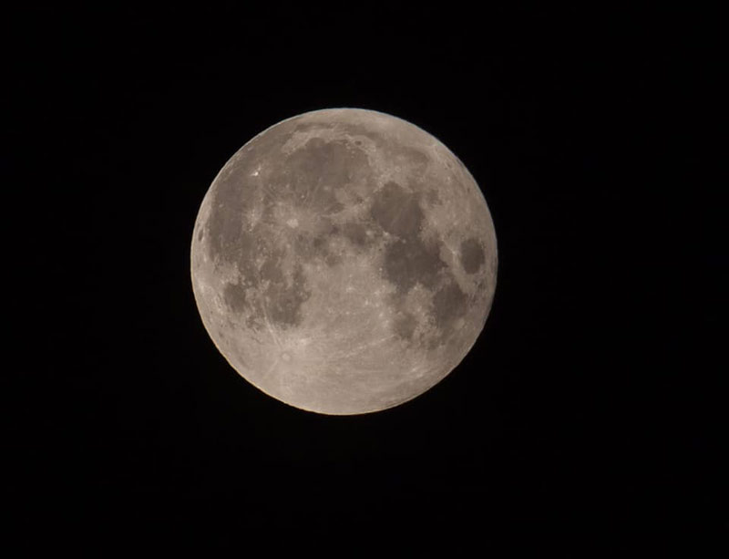 photo of the moon